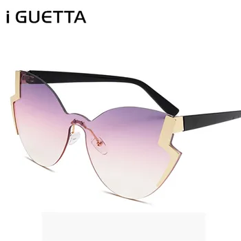 iGUETTA Fashion Cat Eye Sunglasses Women Brand Designer Individual Butterfly Shape Large Frame Luxury Sunglasses Shape IYJB175
iGUETTA Fashion Cat Eye Sunglasses Women Brand Designer Individual Butterfly Shape Large Frame Luxury Sunglasses Shape IYJB175