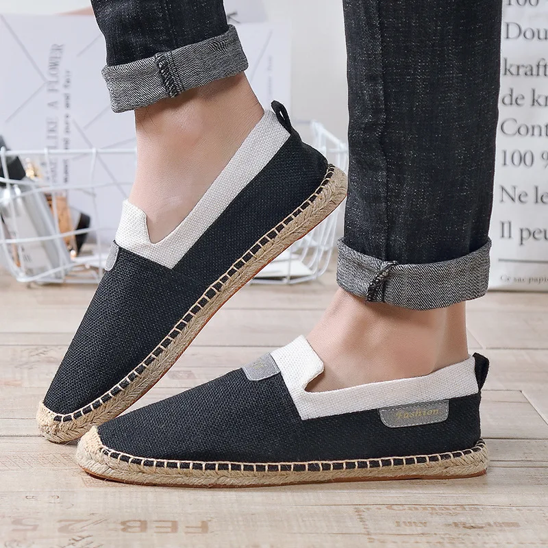 JINBEILEE Men's Canvas Walking Shoes Sweat-absorbent Breathable Fashion Men's One-legged Lazy Espadrilles Sneakers Men
JINBEILEE Men's Canvas Walking Shoes Sweat-absorbent Breathable Fashion Men's One-legged Lazy Espadrilles Sneakers Men