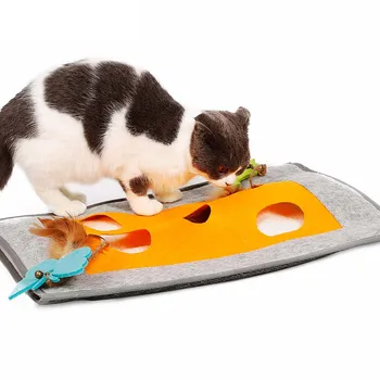 Cat Sleeping Bag Bed Tunnel Toy Hide Seek Blanket For Cat Puppy With Sound Paper Hit Hamster Vocal Puzzle Cat Toy Pet Playmate
Cat Sleeping Bag Bed Tunnel Toy Hide Seek Blanket For Cat Puppy With Sound Paper Hit Hamster Vocal Puzzle Cat Toy Pet Playmate