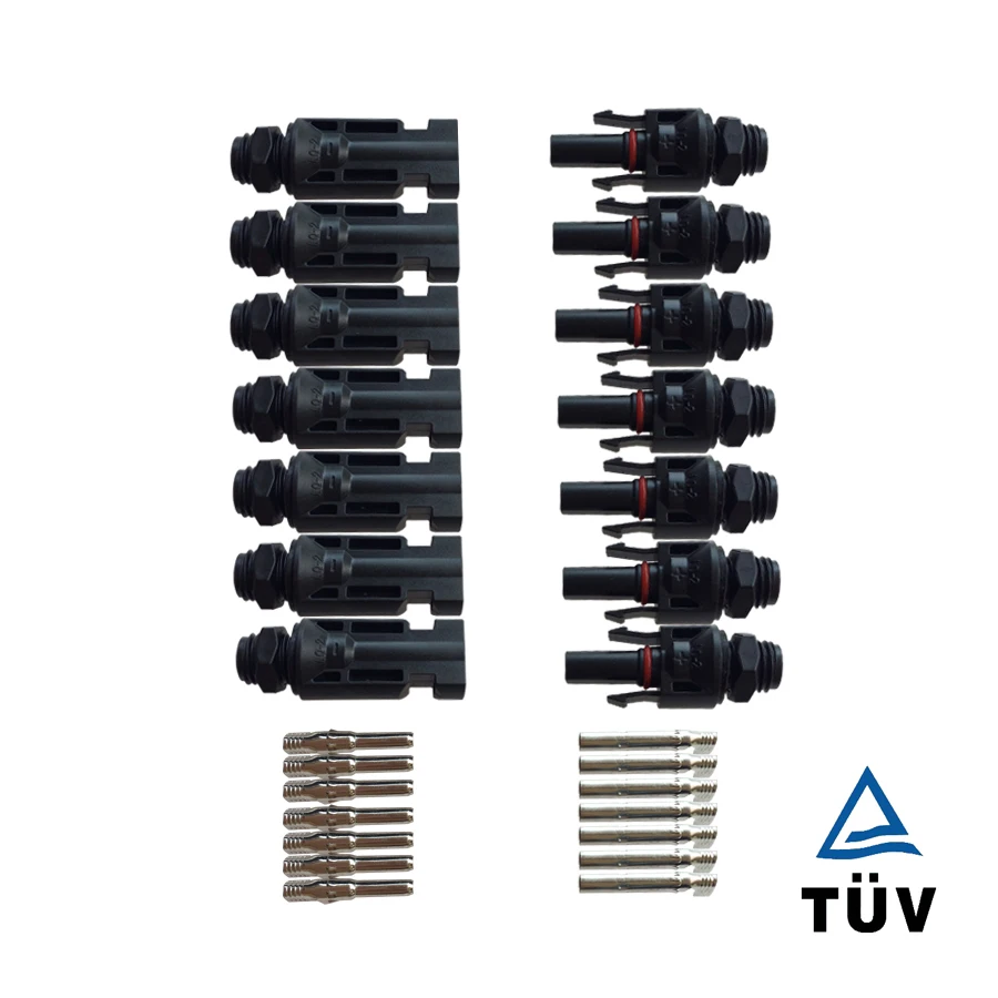 50 pairs Connector male and female Solar Panel Connector 40A 1000V for PV cable 2.5/4/6mm solar panel connect
50 pairs Connector male and female Solar Panel Connector 40A 1000V for PV cable 2.5/4/6mm solar panel connect