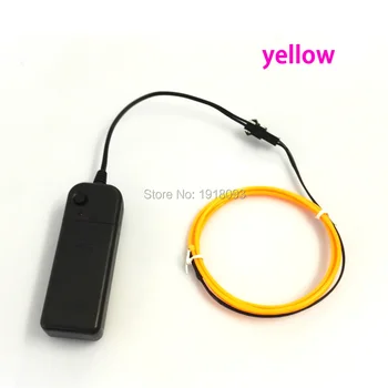 Hot Sale 2.3mm 1meter EL Wire with DC-3V Steady on Inverter Glowing Product LED neon rope tube Party Supplies
Hot Sale 2.3mm 1meter EL Wire with DC-3V Steady on Inverter Glowing Product LED neon rope tube Party Supplies