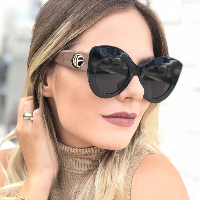 Retro Thick Frame Cat Eye Sunglasses Women Ladies Brand Designer Pink Cat Eye Sun Glasses For Female UV400 Gafas Oculos De Sol
Retro Thick Frame Cat Eye Sunglasses Women Ladies Brand Designer Pink Cat Eye Sun Glasses For Female UV400 Gafas Oculos De Sol