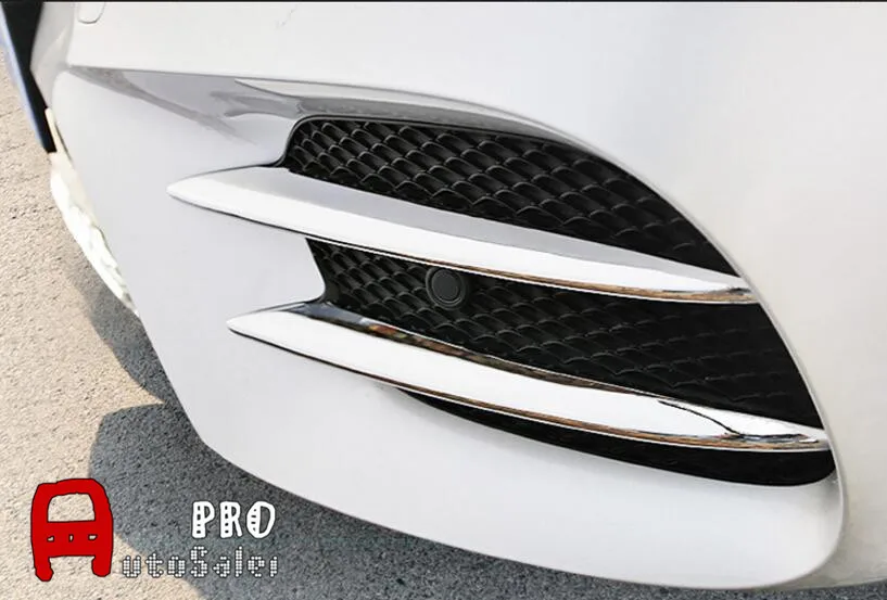 4pcs Chrome ABS Front Fog Light Stripe Cover Trim for Mercedes Benz E Class W213 Coupe 2016 2017 car styling
4pcs Chrome ABS Front Fog Light Stripe Cover Trim for Mercedes Benz E Class W213 Coupe 2016 2017 car styling