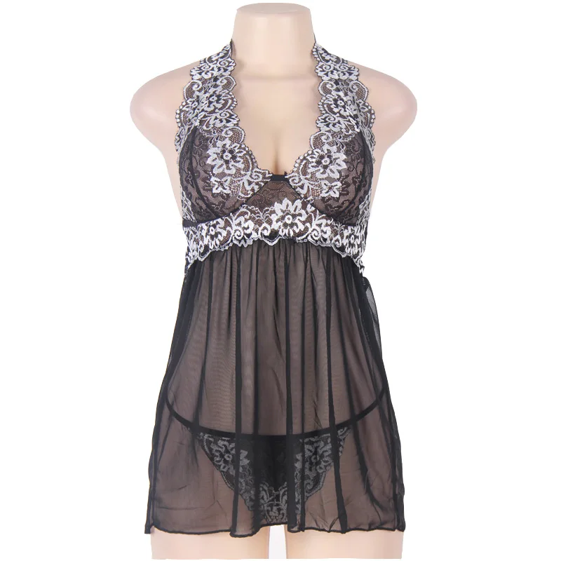 Plus Size Sexy Lingerie Women See Through Mesh Mini Dress Female Babydoll Lady Erotic Underwear Chemise Sleepdress Big Size 5XL
Plus Size Sexy Lingerie Women See Through Mesh Mini Dress Female Babydoll Lady Erotic Underwear Chemise Sleepdress Big Size 5XL