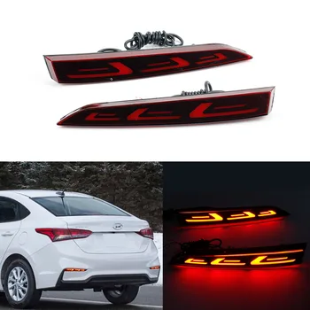 Brilliant Red LED Reflectors Tail Brake Bumper Lights Rear Fog Replacement Lamps Upgrade Kit For Hyundai Accent 18-19
Brilliant Red LED Reflectors Tail Brake Bumper Lights Rear Fog Replacement Lamps Upgrade Kit For Hyundai Accent 18-19