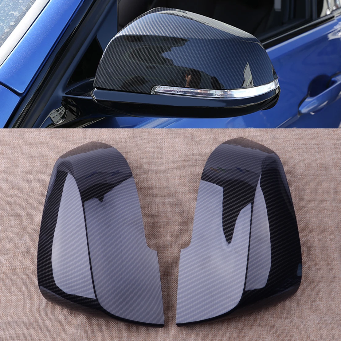 CITALL 2pcs Carbon Fiber ABS Rearview Side Wing Mirror Cover Trim Fit For BMW 3 Series GT F30 F34 2013 2014 2015 2016 2017
CITALL 2pcs Carbon Fiber ABS Rearview Side Wing Mirror Cover Trim Fit For BMW 3 Series GT F30 F34 2013 2014 2015 2016 2017