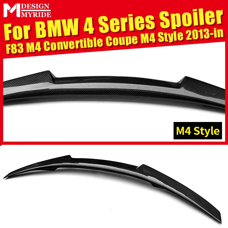 Fit For BMW F83 M4 420i 428i 430 Convertible Coupe New M4 Style Carbon Fiber Rear Trunk Spoiler Wing car styling Accessories 13+
Fit For BMW F83 M4 420i 428i 430 Convertible Coupe New M4 Style Carbon Fiber Rear Trunk Spoiler Wing car styling Accessories 13+