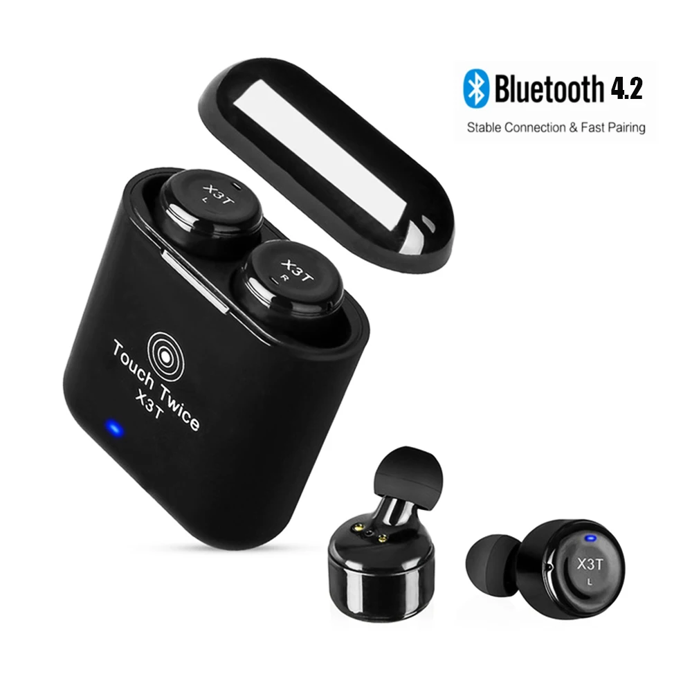 NEW X3T controls the tactile bluetooth ear micro profile for remote control of the auricle.Mini TWS Bluetooth 4.2 version
NEW X3T controls the tactile bluetooth ear micro profile for remote control of the auricle.Mini TWS Bluetooth 4.2 version