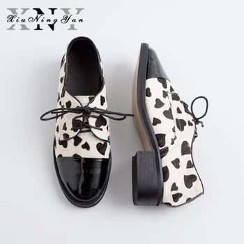 Xiuningyan Women Flat Shoes Cow Leather + Horsehair Casual Shoes Woman Flats Fashion Sneakers Female Footwear Oxford Shoes 2019
Xiuningyan Women Flat Shoes Cow Leather + Horsehair Casual Shoes Woman Flats Fashion Sneakers Female Footwear Oxford Shoes 2019