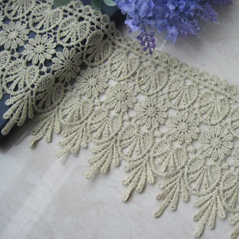 3 yards / lot gold thread lace flower DIY excipients clothing accessories handmade embroidery champagne gold width 13cm GRL0252
3 yards / lot gold thread lace flower DIY excipients clothing accessories handmade embroidery champagne gold width 13cm GRL0252