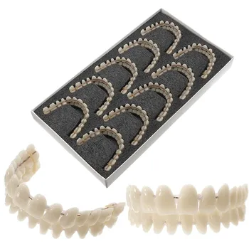 10set/box 28pcs Dental Resin Teeth Denture Upper Lower Shade A2 Manufactured Artificial Preformed Dentition Oral Care Material
10set/box 28pcs Dental Resin Teeth Denture Upper Lower Shade A2 Manufactured Artificial Preformed Dentition Oral Care Material