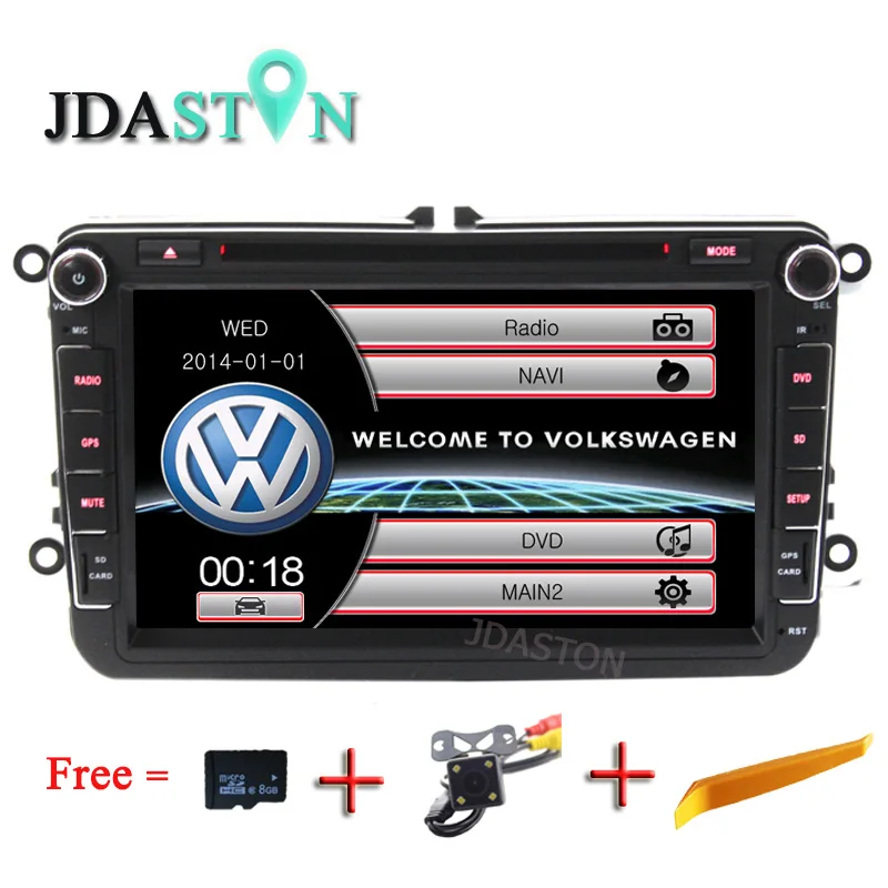 JDASTON 8 2 Din font b Car b font Multimedia Radio font b GPS b font