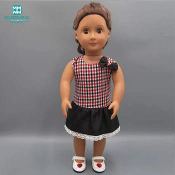 Dolls clothes for 18inch 45cm American' doll accessories and baby doll Casual plaid dress for christmas gift for children
Dolls clothes for 18inch 45cm American' doll accessories and baby doll Casual plaid dress for christmas gift for children