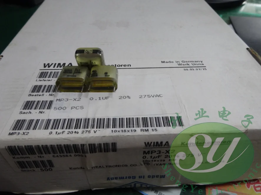 2020 hot sale 10pcs/20pcs WIMA MP3-X2 0.1uF/275VAC 100nf u1 104 brand new original film capacitor Audio capacitor free shipping
2020 hot sale 10pcs/20pcs WIMA MP3-X2 0.1uF/275VAC 100nf u1 104 brand new original film capacitor Audio capacitor free shipping
