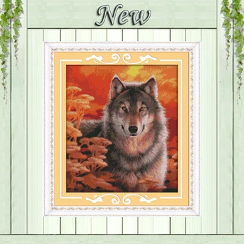 Autumn wolf,Pattern printed on the canvas DMC 11CT 14CT Cross Stitch kits,needlework Sets full for embroidery,animal Home Decor
Autumn wolf,Pattern printed on the canvas DMC 11CT 14CT Cross Stitch kits,needlework Sets full for embroidery,animal Home Decor