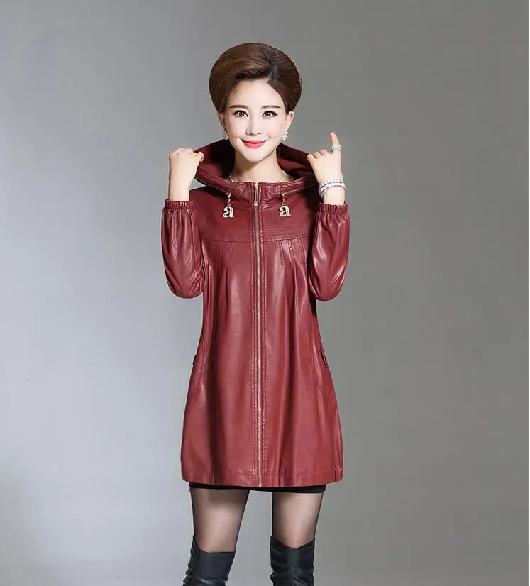 Plus Size XL 2XL 3XL 4XL 5XL Leather Jacket Women Leather Coat Long spring Winter Casual Fashion Ladies Jackets And Coats
Plus Size XL 2XL 3XL 4XL 5XL Leather Jacket Women Leather Coat Long spring Winter Casual Fashion Ladies Jackets And Coats