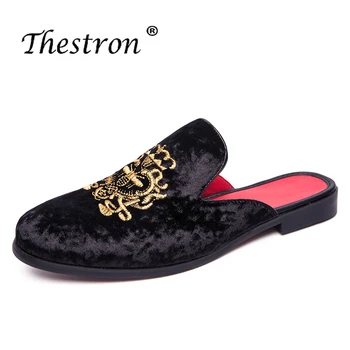 2019 Summer Luxury Men Sneakers Half Drag Flats Shoes For Mens Breathable Casual Men Shoes Fashion Blue Black Men Half slippers
2019 Summer Luxury Men Sneakers Half Drag Flats Shoes For Mens Breathable Casual Men Shoes Fashion Blue Black Men Half slippers