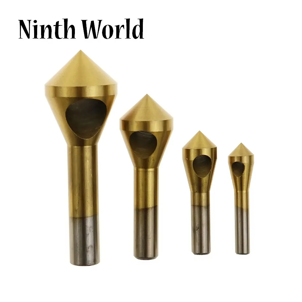 4pcs/set 2-5/5-10/10-15/15-20mm Titanium Coated Countersink Deburring Center Stepped Metal Drill Bits Expanding Chamfering Tools
4pcs/set 2-5/5-10/10-15/15-20mm Titanium Coated Countersink Deburring Center Stepped Metal Drill Bits Expanding Chamfering Tools