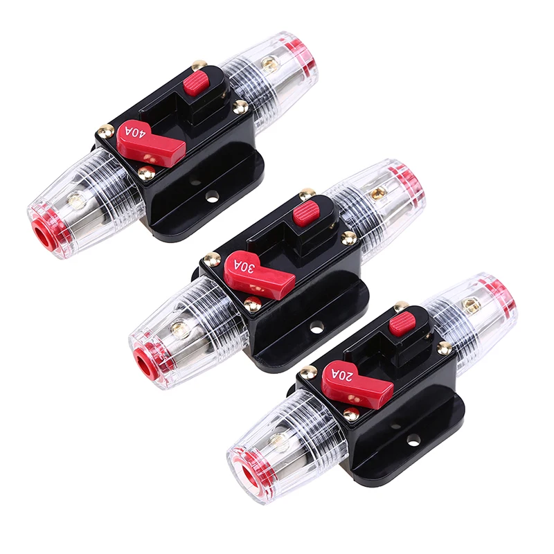 20A/30A/40A/50A/60A/80A/100A/125A/150A Hot Sale DC 12V Car Protection Audio Inline Circuit Breaker Fuse Holder
20A/30A/40A/50A/60A/80A/100A/125A/150A Hot Sale DC 12V Car Protection Audio Inline Circuit Breaker Fuse Holder