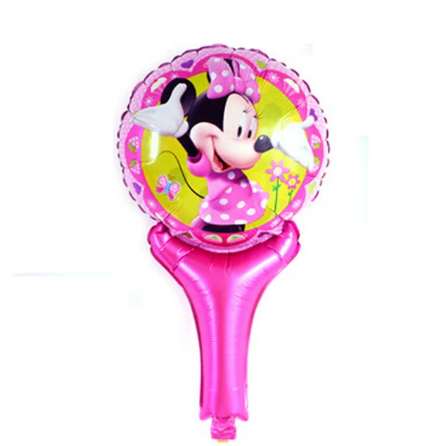 Милый мультфильм Минни ручной фольги воздушный шар Globos с принтом и Микки детские