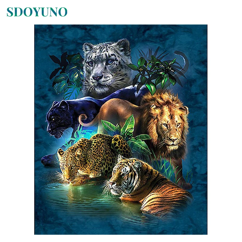 5D Diamond Mosaic Picture Rhinestones Diamond Embroidery Full Square Diamond Painting Animal Cross Stitch Decor Jungle Animal
5D Diamond Mosaic Picture Rhinestones Diamond Embroidery Full Square Diamond Painting Animal Cross Stitch Decor Jungle Animal