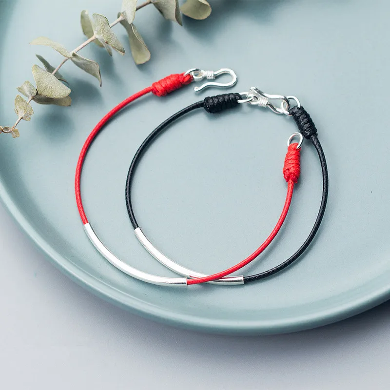 100% 925 Sterling Silver Adjustable Leather Rope Charm Bracelets For Women Prevent Allergy Jewellery pulseras mujer A009
100% 925 Sterling Silver Adjustable Leather Rope Charm Bracelets For Women Prevent Allergy Jewellery pulseras mujer A009
