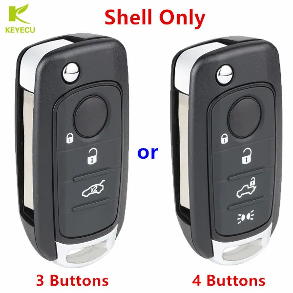 KEYECU Replacement New Flip Remote Key Shell Case Housing Fob 3/4 Buttons for Fiat Toro 500X 500 Punto Toro for Dodge Neon Key
KEYECU Replacement New Flip Remote Key Shell Case Housing Fob 3/4 Buttons for Fiat Toro 500X 500 Punto Toro for Dodge Neon Key