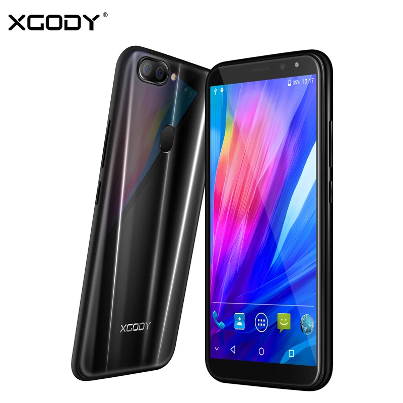 

XGODY Y25 3G Smartphone 5.99 Inch 18:9 Android Dual Sim Full Screen Mobile Phone Quad Core 1GB+16GB 2800mAh 8MP Camera Cellphone