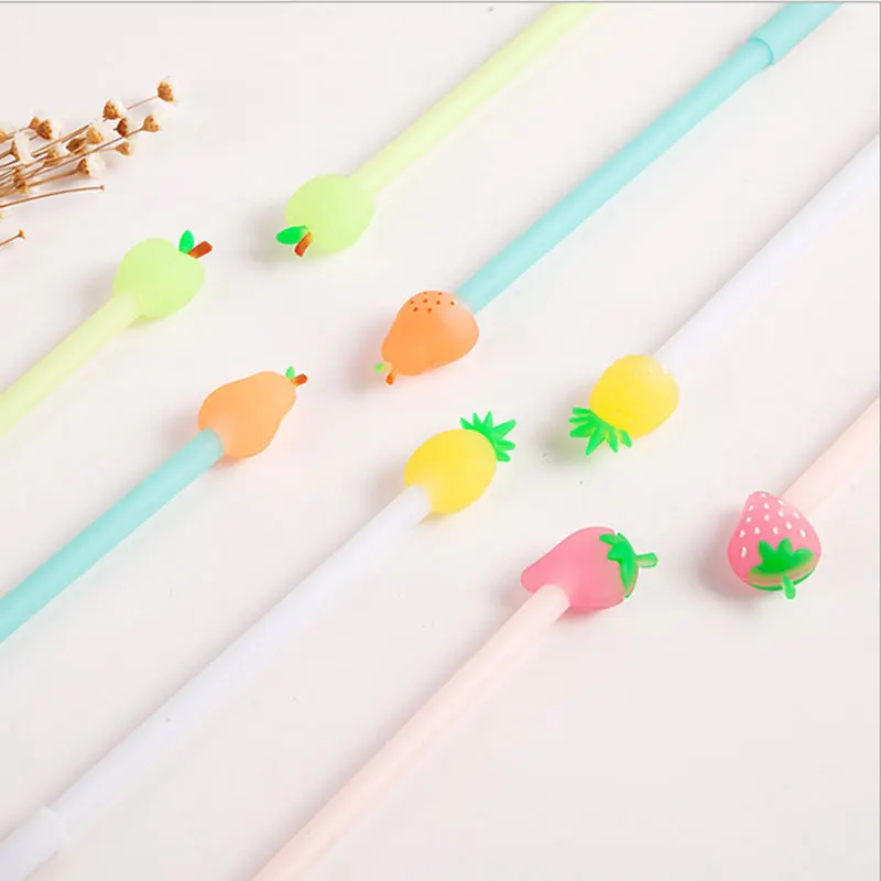 4pcs/lot kawaii Creative fruit gel pen Neutral pen stationery material escolar office school supplies Free shipping
4pcs/lot kawaii Creative fruit gel pen Neutral pen stationery material escolar office school supplies Free shipping