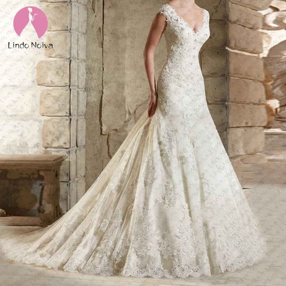 Vestido de Noiva Lace Mermaid Wedding Dress 2019 Appliques Beaded Vintage Bridal Wedding Gowns Bridal Dresses Robe de Mariage
Vestido de Noiva Lace Mermaid Wedding Dress 2019 Appliques Beaded Vintage Bridal Wedding Gowns Bridal Dresses Robe de Mariage
