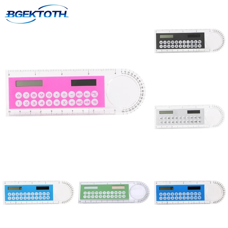 High Quality Colorful Student Ruler Mini Portable Solar Energy Calculator Office Stationery Mar2
High Quality Colorful Student Ruler Mini Portable Solar Energy Calculator Office Stationery Mar2