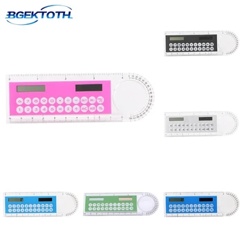 High Quality Colorful Student Ruler Mini Portable Solar Energy Calculator Office Stationery Mar2
High Quality Colorful Student Ruler Mini Portable Solar Energy Calculator Office Stationery Mar2
