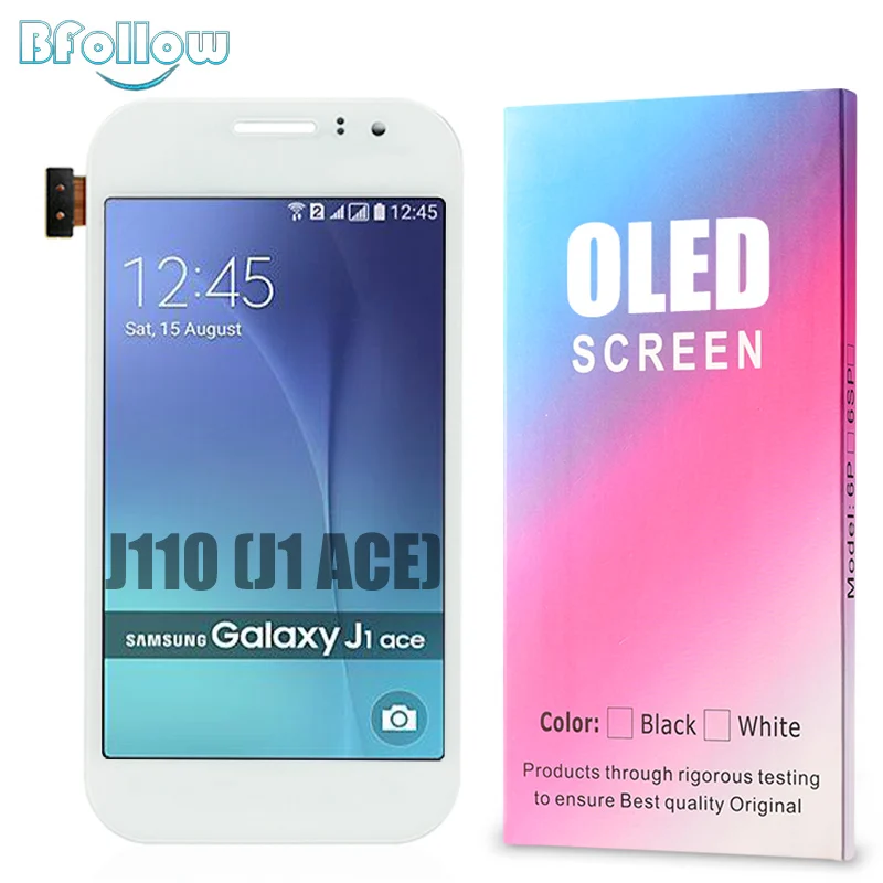 BFOLLOW Original OLED for Samsung Galaxy J110 J1 ACE AAA COPY LCD Screen Display Digitizer Assembly Replacement
BFOLLOW Original OLED for Samsung Galaxy J110 J1 ACE AAA COPY LCD Screen Display Digitizer Assembly Replacement