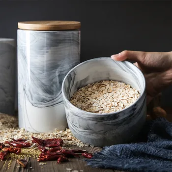 Grains Storage Box Tank With Wood Lid Coffee Tea Jars Modern Seasoning Storage Jar Dried Nuts Canister Porcelain Candy Jar Cans
Grains Storage Box Tank With Wood Lid Coffee Tea Jars Modern Seasoning Storage Jar Dried Nuts Canister Porcelain Candy Jar Cans