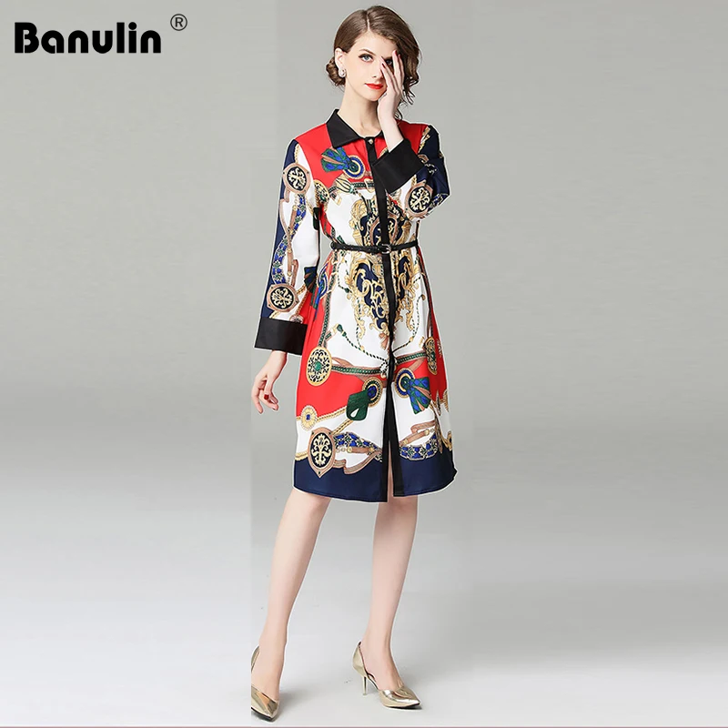 Banulin 2018 High Quality Designer Dresses For Woman Print Luxury Brand Slim Dress Long Casual Party Dresses Robe Femme Habille
Banulin 2018 High Quality Designer Dresses For Woman Print Luxury Brand Slim Dress Long Casual Party Dresses Robe Femme Habille