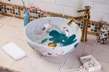 Europe Vintage Style Ceramic Art Basin Sink Counter Top Wash Basin Bathroom Sinks vanities bathroom sinks handmade wash basin
Europe Vintage Style Ceramic Art Basin Sink Counter Top Wash Basin Bathroom Sinks vanities bathroom sinks handmade wash basin
