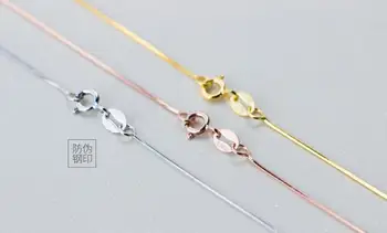 sOLID real. 925 Sterling Silver Jewelry Snake Bone Chain Necklaces wholesale white /rose gold / yellow gold color GTLX1260
sOLID real. 925 Sterling Silver Jewelry Snake Bone Chain Necklaces wholesale white /rose gold / yellow gold color GTLX1260
