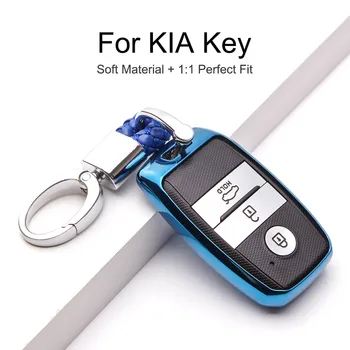 KUKAKEY TPU Key Cover Protection Case For Kia Rio Sportage Ceed Sorento Cerato Picanto K2 K3 K5 Auto Key Skin Shell Car Keyring
KUKAKEY TPU Key Cover Protection Case For Kia Rio Sportage Ceed Sorento Cerato Picanto K2 K3 K5 Auto Key Skin Shell Car Keyring