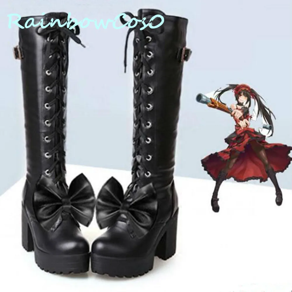 RainbowCos0 Free Ship Cosplay Shoes DATE A LIVE Tokisaki Kurumi Nightmare Boots Game Anime Halloween
RainbowCos0 Free Ship Cosplay Shoes DATE A LIVE Tokisaki Kurumi Nightmare Boots Game Anime Halloween