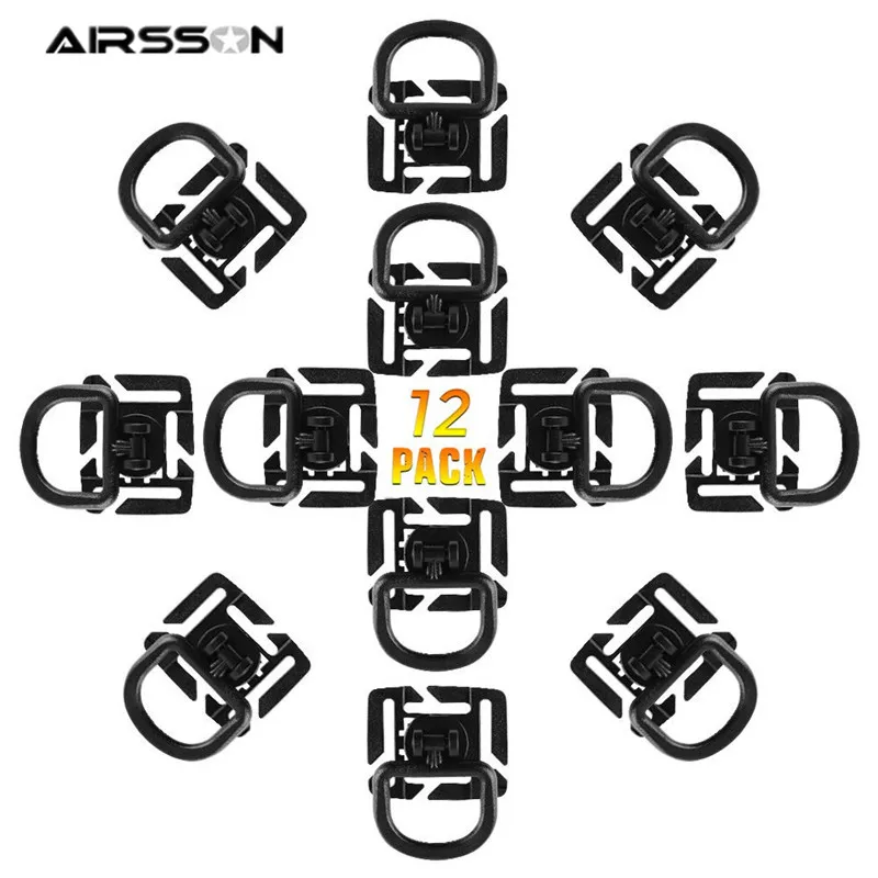 12Pcs Tactical Gear Clip Strap Molle System Carabiners D Ring Buckle Hook for Pouch Bag Backpack Vest Outdoor Climbing Accessory
12Pcs Tactical Gear Clip Strap Molle System Carabiners D Ring Buckle Hook for Pouch Bag Backpack Vest Outdoor Climbing Accessory