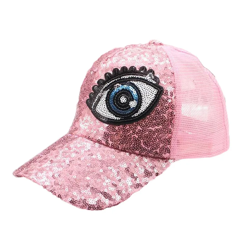 SUOGRY New Summer big eyes Sequins Baseball Caps For women Hat Net Cap Casquette Sparkling Leisure Sun Cap Adjustable Snapback
SUOGRY New Summer big eyes Sequins Baseball Caps For women Hat Net Cap Casquette Sparkling Leisure Sun Cap Adjustable Snapback