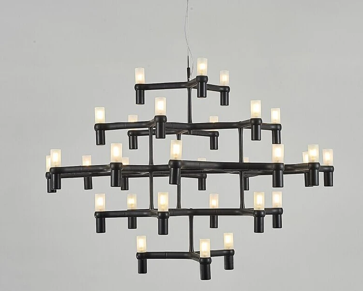 Nordic Postmodern Lighting Black/white/Chrome/Gold 12/30 Heads Aluminum Candle Pendant Light
Nordic Postmodern Lighting Black/white/Chrome/Gold 12/30 Heads Aluminum Candle Pendant Light