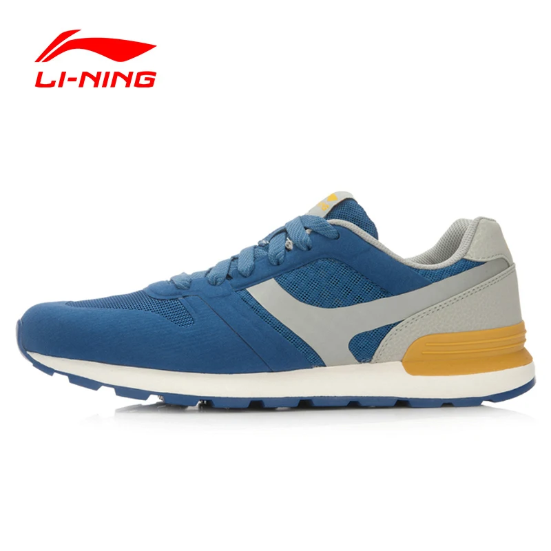 Image Li Ning Men s Glory Classic Running Shoes Retro Sneakers Breathable Footwear Cushioning Sports Shoes ARCL013 XYP459