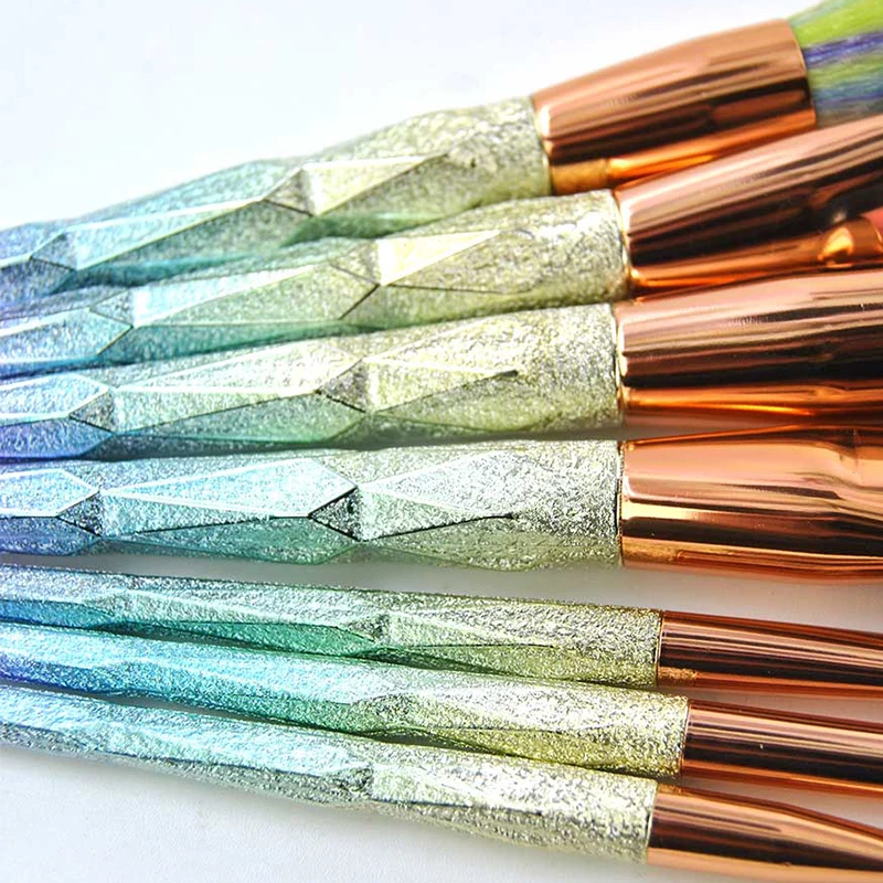 12-PCS-Unicorn-Diamond-Brush-Makeup-Brush-Set-Nylon-Hair-Eyebrow-Eyeshadow-Powder-Brush-Glitter-Brushes (3)