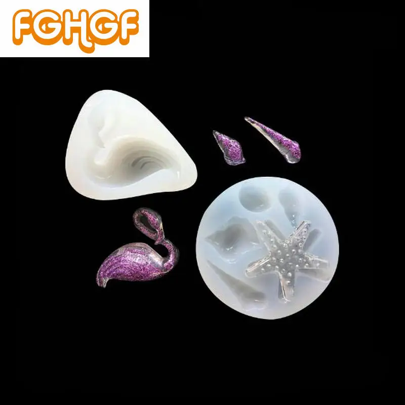 2pcs Mix Round Silicone Molds Epoxy Resin DIY Flamingo Jewelry Making Sea Shell Conch Cake Moulds Tool Handmade Accessories
2pcs Mix Round Silicone Molds Epoxy Resin DIY Flamingo Jewelry Making Sea Shell Conch Cake Moulds Tool Handmade Accessories