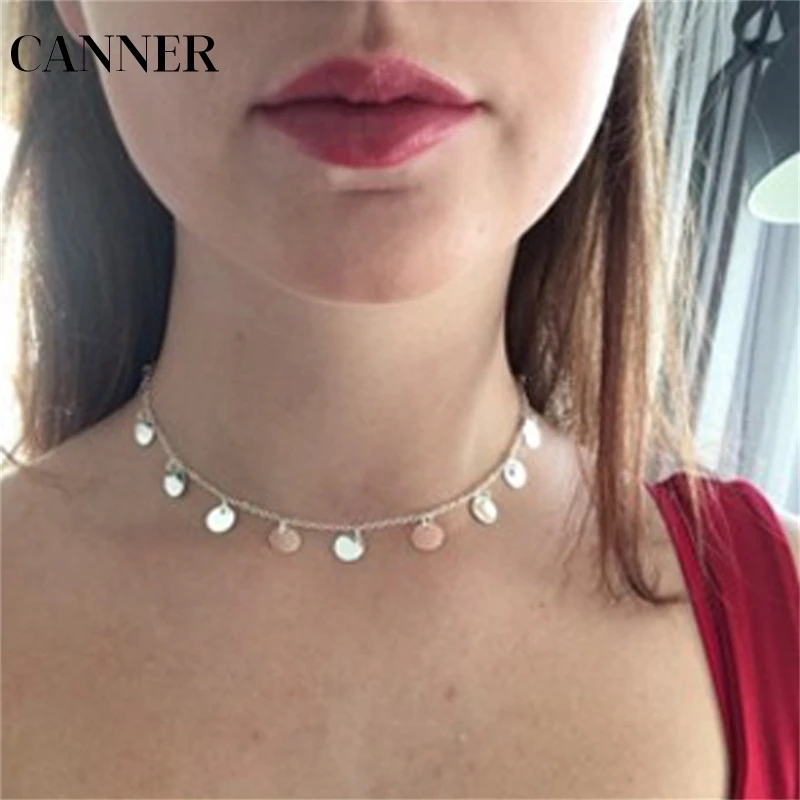 CANNER Fashion Choker Round Coin Short Necklaces For Women Statement Crystal Coin Pendant Necklace Party Jewelry R4
CANNER Fashion Choker Round Coin Short Necklaces For Women Statement Crystal Coin Pendant Necklace Party Jewelry R4