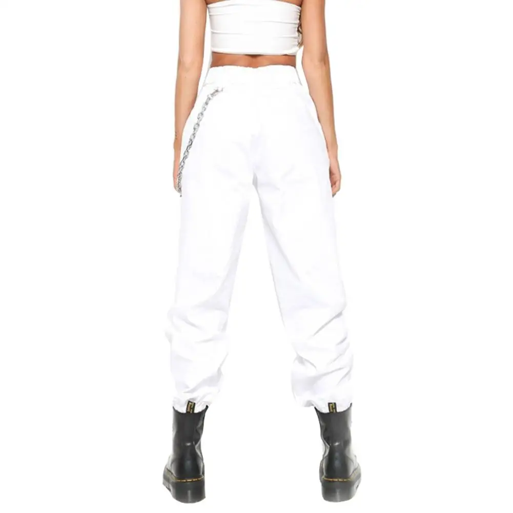 2019 Fashion Casual Women Pockets Solid Color Sports Joggers Cargo Pants Ladies Streetwear Loose Ankle Tie Trousers
2019 Fashion Casual Women Pockets Solid Color Sports Joggers Cargo Pants Ladies Streetwear Loose Ankle Tie Trousers