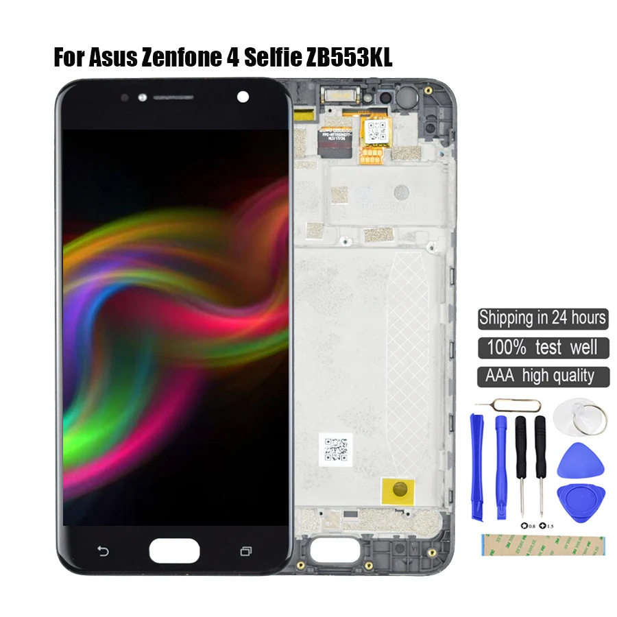 New 5.5 inch Full LCD DIsplay Touch Screen Digitizer Assembly with Frame For Asus Zenfone 4 Selfie ZB553KL X00LD X00LDA
New 5.5 inch Full LCD DIsplay Touch Screen Digitizer Assembly with Frame For Asus Zenfone 4 Selfie ZB553KL X00LD X00LDA