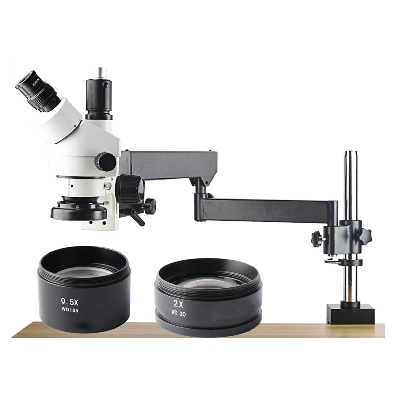 3.5X-90X Trinocular Stereo Zoom Power Microscope 144-LED Ring Light Professional Industrial Widefield Inspection Microscope NEW
3.5X-90X Trinocular Stereo Zoom Power Microscope 144-LED Ring Light Professional Industrial Widefield Inspection Microscope NEW