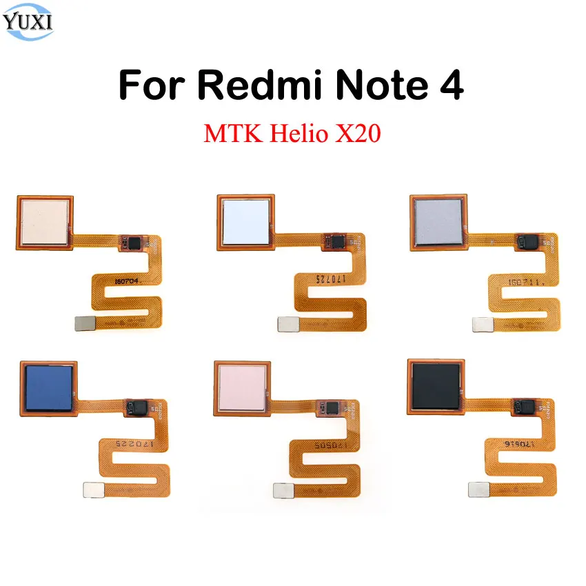 YuXi For Xiaomi Fingerprint Scanner Flex Cable Touch Sensor ID Home Button For Redmi Note 4 MTK Helio X20 Fingerprint Button Key
YuXi For Xiaomi Fingerprint Scanner Flex Cable Touch Sensor ID Home Button For Redmi Note 4 MTK Helio X20 Fingerprint Button Key